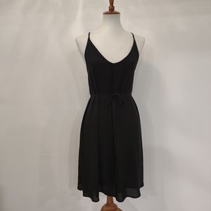Strappy shell lined shift dress